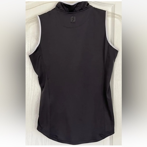 Womens FJ Footjoy 1/2 Zip Woven‎ Windbreaker Shell Performance Vest XS - Picture 2 of 9